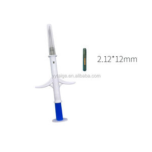 रैफिड आईडी ट्रैकिंग माइक्रोचिप इंप्लाबल आरफिड माइक्रोचिप रैड ग्लास टैग पहचान पशु के लिए - Product Image 3