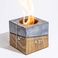 Mini bol à feu en pierre naturelle, nouveau Style de décor chaud, bol de foyer de table en pierre de marbre
