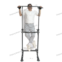 Station de musculation réglable à domicile pour musculation, barre de traction, exercice abdominal, matériel en acier