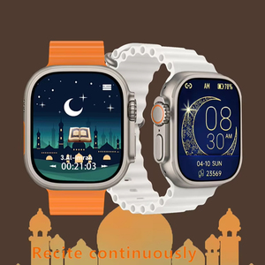 IP67 Không Thấm Nước Bt Cuộc Gọi Thể Thao Chế Độ Tập Thể Dục La Bàn Phân Đoạn Phát Lại Quran Đồng Hồ Cho người Hồi Giáo Mới Cầu Nguyện Báo Động Nhắc Nhở Quảng Trường - Product Image 1