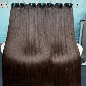 Extensiones de Cabello Humano al por Mayor, Cabello Liso Natural con Cutícula Alineada, Doble Trama, Alta Densidad - Product Image 2