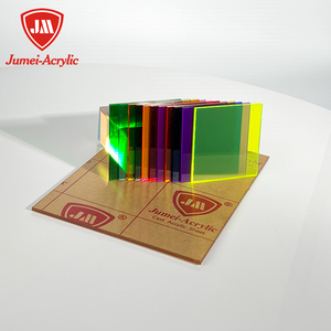 Jumei Nhà Máy Bán Buôn 4x8ft 3Mm 5Mm 8Mm <span class=keywords><strong>PMMA</strong></span> Nhựa Bóng Đầy Màu Sắc Đúc Huỳnh Quang Acrylic Tấm - Product Image 1