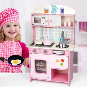 Montessori educativi in legno finzione gioco cucina rosa progetto cucina Juguetes Mas Populares giocattoli per bambini <span class=keywords><strong>Biys</strong></span> ragazze - Product Image 2