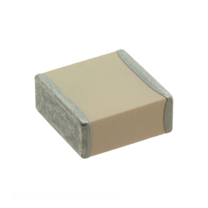 Condensador Cerámico de Alta Frecuencia NPO de la Serie 800E, MLCC de Montaje en Superficie, 4700 pF, 800E472JAR2000XJ16, Fabricante Channel - Product Image 1