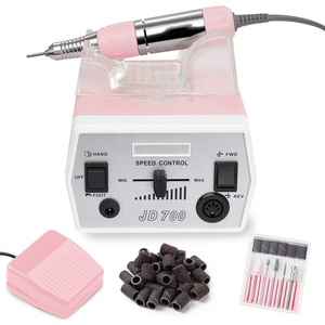 Nail Drill Portable Electric Nail File Machine Geneviere E File <b>Pink</b> JD700 Professional 30000RPM Manicure Drill - Product Image 1