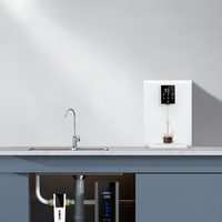 Purificateur d'eau pour robinet, eau chaude/froide instantanée, multi-températures, osmose inverse, plastique, intelligent, automatique, nettoyage par rinçage, usage domestique