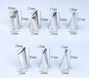 Boquillas de acero inoxidable para tuberías de <span class=keywords><strong>pasteles</strong></span>, precio al por mayor, 7 Uds., boquillas de pétalos de rosas y <span class=keywords><strong>tulipanes</strong></span>, decoración DIY, herramientas para hornear <span class=keywords><strong>pasteles</strong></span> - Product Image 4