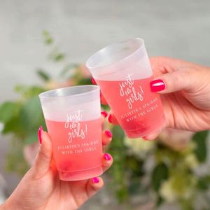 Vasos Personalizados Estilo ROMANCE - Plástico Impermeable para Eventos y Promociones - Product Image 4