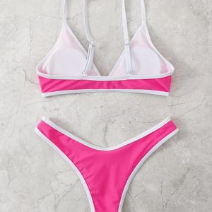 Traje de Baño OUTPACE Brasileño de 2 Piezas con Efecto Push-Up, Halter y Cordones, con Joyería para Mujer - Product Image 3