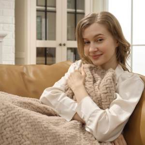 <span class=keywords><strong>2025</strong></span> mô hình mới Sưởi ấm nhà ném chăn khăn choàng 4 cấp độ sưởi ấm với tự động tắt mềm lông cừu điện sưởi ấm thảm - Product Image 3