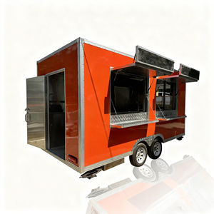 Carrito de Comida Móvil para Mercado Nocturno, Calle Peatonal y Zona Turística, Carrito Comercial para Venta de Café, Té con Leche y Helados - Product Image 5