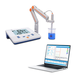 Medidor de <span class=keywords><strong>pH</strong></span> de Mesa Digital con Pantalla LCD, Calibración de 1-3 Puntos, Multi-leer, Impermeable, de Alta Precisión para Laboratorio, Modelo PH200E - Product Image 3