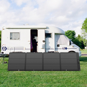Powkey YT200 200W Portable <b>Foldable</b> <b>Solar</b> Camping Charger - Product Image 3