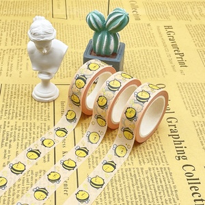 Cintas Adhesivas Decorativas Japonesas Washi, Transparentes, de Color Sólido, con Impresión Personalizada, Gran Venta - Product Image 6