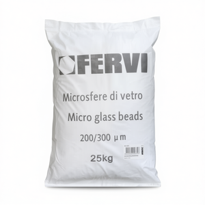 Perles de verre microscopiques Fervi 200/300 microns 25 kg pour disques de ponçage - Product Image 2