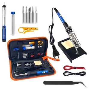 Kit de fer à souder électrique à température réglable OKYN-G5205 60W avec sac de rangement pour la réparation électronique - Product Image 1