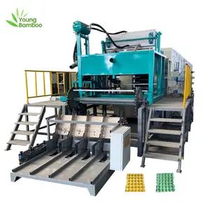 Machine de fabrication de carton d'oeufs de recyclage de papier de déchets de Offre Spéciale ligne de production de plateau d'oeufs de boîte faisant la machine