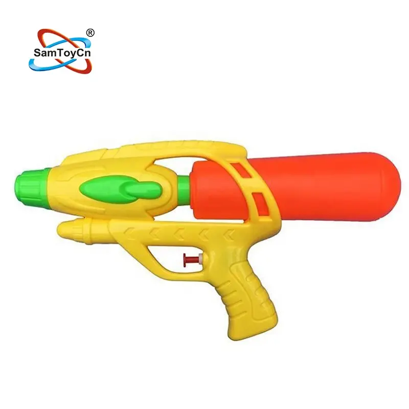 Cheap Long Solid Colour Plastic Big Water Gun Toy for 3 Colors Mix