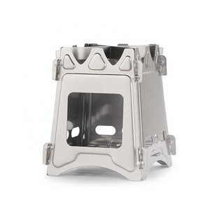 Réchaud de camping ultraléger en titane, à bois, multi-combustibles, pour barbecue extérieur - Product Image 3