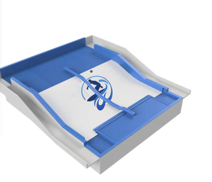 Prix usine Double voie <span class=keywords><strong>bleu</strong></span> clair simulateur de surf parc aquatique Commercial équipement d'attraction jeu d'eau de haute qualité 304 - Product Image 3