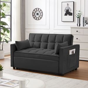 Best Sale Futon <b>Sofa</b> Bed Convertible Comfort Bedroom Living Room Daybed Velvet Fold Armchair <b>Sofa</b> Bed <b>Folding</b> Two Seat - Product Image 1