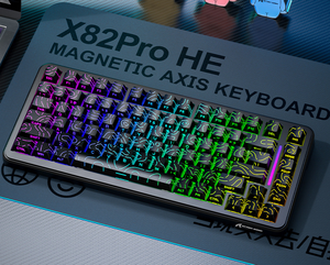 ATTACK <span class=keywords><strong>SHARK</strong></span> X82PRO HE Clavier de jeu à interrupteur magnétique 8KHz Actionnement réglable Batterie 5000mAh Clavier sans fil tri-mode - Product Image 2