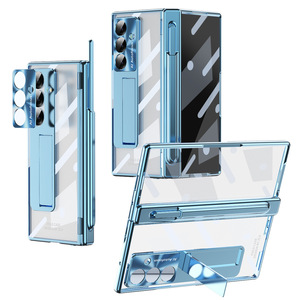 Étui pour téléphone <span class=keywords><strong>Samsung</strong></span> <span class=keywords><strong>zfold</strong></span> 7, FOLD6, charnière magnétique, housse de protection pliable, Fold6, transparent, anti-chute - Product Image 1
