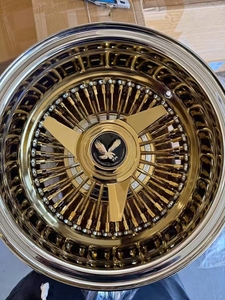 ล้อแม็กซ์ Dayton Styles 13/14/15 นิ้ว แบบ Reverse All Chrome / Triple Gold / All Gold Wire Wheels - Product Image 4