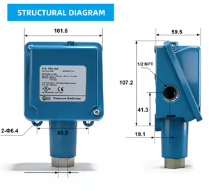 Global Best Seller UE United Electric J402 S126B <strong>Hardness</strong> <strong>Tester</strong> -100-0kPa 16310-1 IP66 316L Stainless Steel 220V High Accuracy - Product Image 3