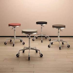 เก้าอี้ตัดผมแบบมีล้อเลื่อน ปรับระดับได้, โต๊ะทำงานสำหรับช่างทำผม, โต๊ะตัดแต่งเล็บและความงาม, โต๊ะสำหรับร้านทำผม - Product Image 6