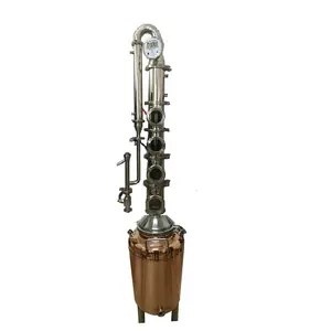 Reflux moonshine destilação/coluna de destilação de cobre com placa de cobre