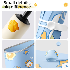 Parapluie Automatique Pliant en Trois Sections avec Poignée Dessin Animé pour Enfants, Logo Personnalisé, Fermeture Anti-Rébond Sécurisée, Protection UPF50, Cadeaux Scolaires et de Vente au Détail - Product Image 4