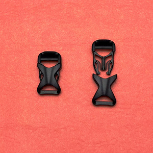 Hebilla de plástico para bolsos, cierre de correa ajustable y duradero, color negro, paquete de 2 - Product Image 3