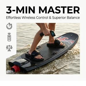 Nouvelle conception de planche de surf électrique sans fil à télécommande EPP, 72V, portée de 55 km, puissance de 12 kW, respectueuse de l'environnement, étanche, planche à jet océanique - Product Image 3
