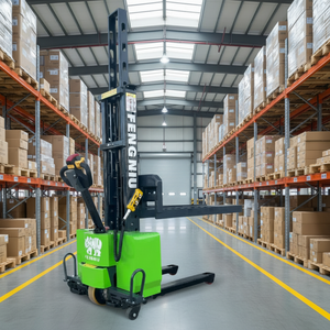 Mini Carrello Elevatore Elettrico da <span class=keywords><strong>1</strong></span> Tonnellata, Portatile, Autocaricante, con Capacità di Salita <span class=keywords><strong>Pallet</strong></span> Completo - Prezzo - Product Image 6