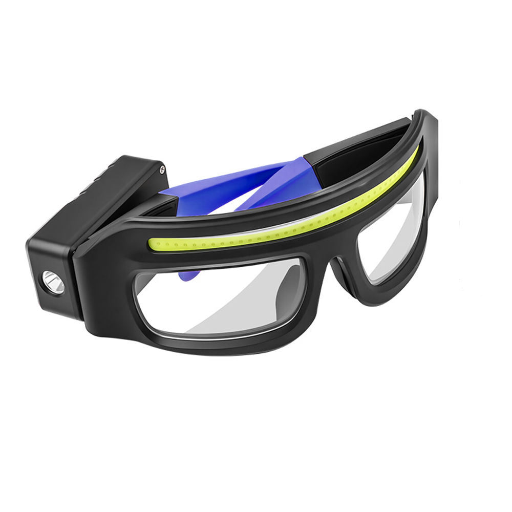 Multi-functional Motion Sensor Rechargeable COB Work Light LED Goggles Headlamp Eyeglass for Car Repair Close Work