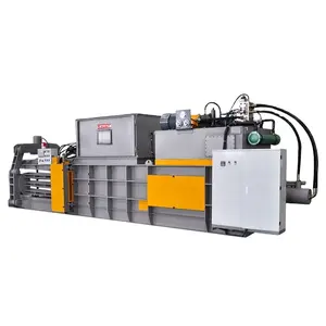 carton automatic iron wire strapping baler machine with crushing device Model JPW120QT