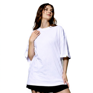 เสื้อยืดโอเวอร์ไซส์ OEM ODM จากบังกลาเทศ สต็อกพร้อมส่ง เหมาะสำหรับทั้งชายและหญิง ทุกฤดูกาล แฟชั่น Meow เสื้อยืด unisex - Product Image 1