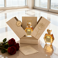 Boîtes rigides personnalisées en papier vert 30ml 50ml 100ml pour huile de parfum de luxe faite à la main avec pompe et dorure à chaud – Emballage vide pour parfum