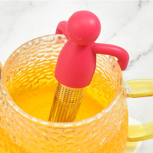 Xu hướng sản phẩm <span class=keywords><strong>2025</strong></span> <span class=keywords><strong>New</strong></span> arrivals Home Silicone hình dạng cơ thể con người thép không gỉ ít người đàn ông Tea Infuser lọc cho trà lỏng - Product Image 5