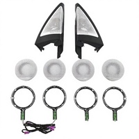 Pour les séries G01 G02 X3 X4 : Cache-haut-parleur LED pour voiture, tweeter, lumière d'ambiance, son Hi-Fi, klaxon stéréo, plaque lumineuse intérieure, haut-parleur audio