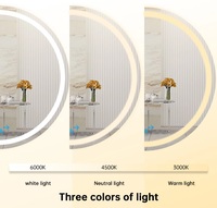 Interrupteur à capteur de mouvement pour miroir LED à une/trois couleurs, DC12V 1A 12W, OEM/ODM