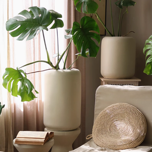 Simple Plancher Cylindrique <span class=keywords><strong>Millénaire</strong></span> Bois Paon Bois <span class=keywords><strong>Centre</strong></span> <span class=keywords><strong>Commercial</strong></span> Salon Décoration Magnésium Argile Pot De Fleur - Product Image 3