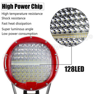 1PC 9" 640W Barre lumineuse LED tout-terrain pour voiture, camion 4x4, tracteur, bateau, remorque, SUV, VTT, lumière de travail LED 9-30V 6500k - Product Image 5