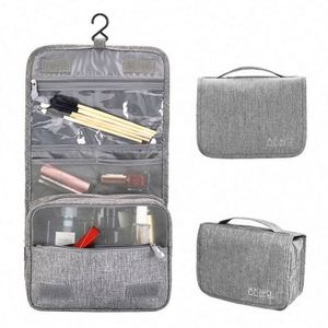 Multifunctional Travel Cosmetic <b>Storage</b> Large Capacity Waterproof Oxford Cloth Makeup Bag Hanging <b>Toiletry</b> Pouch - Product Image 3