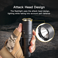 Lampe de poche laser LED verte étanche Combo Quick Tan Color Release ML PT Mount Tactical Flashlight Scopes & Accessories