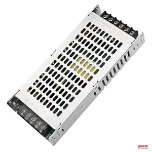 Bina 200W LED ekran duvar için Ultra ince anahtarlama güç kaynağı tam renkli giriş gerilimi 200-240VAC AC DC 5V çıkış frekansı