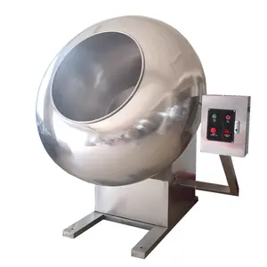 Chocolade Gecoate Noten Maken Machine Chocolade Snoep Polijsten Pan Machine