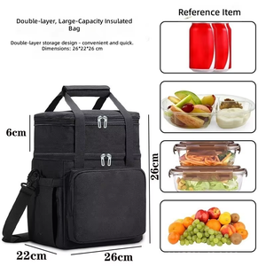 Sacs isothermes personnalisables, sac isotherme portable pour le camping, sac isotherme thermique, sac isotherme à double usage, sac isotherme pour le vin - Product Image 2