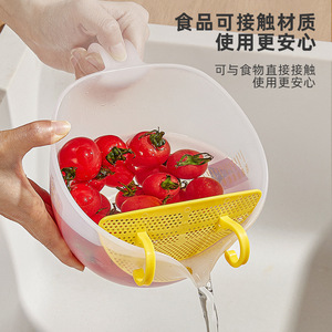 อุปกรณ์ล้างข้าวอเนกประสงค์พร้อมตะแกรงกรองและทัพพีสำหรับใช้ในครัว - Product Image 2